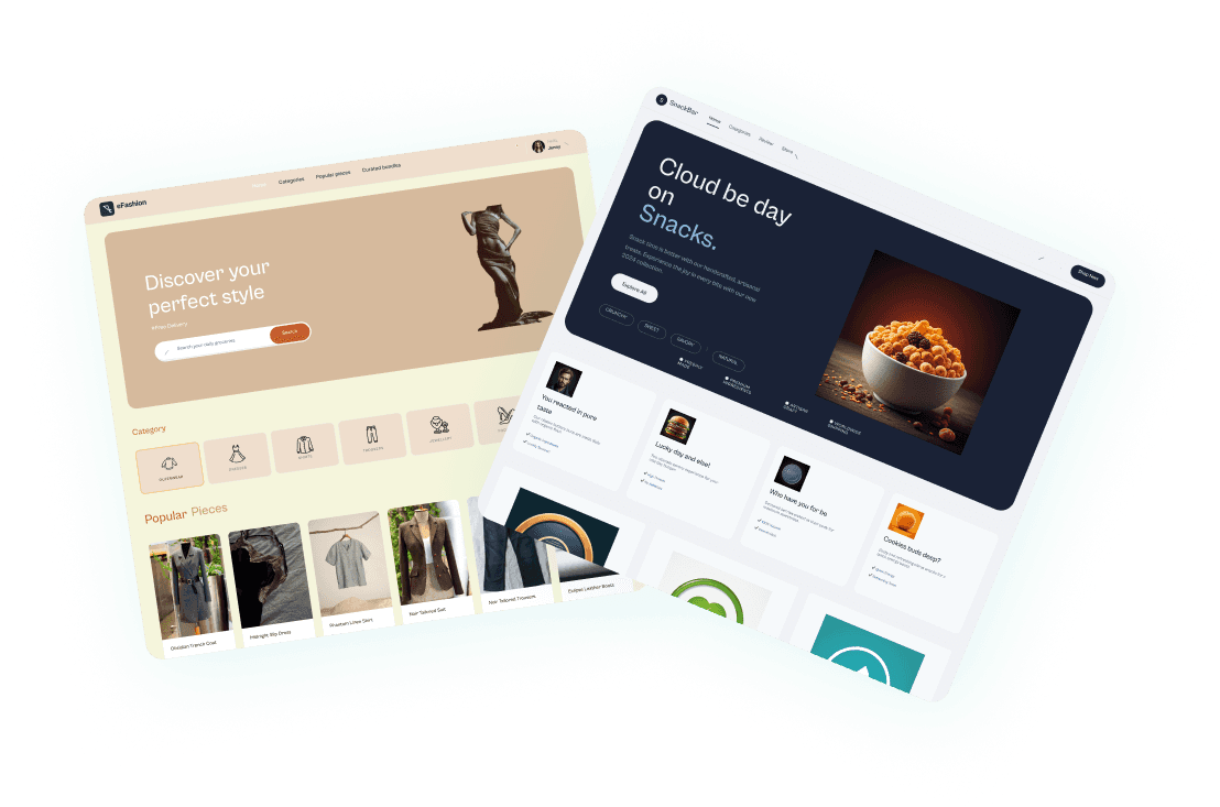 Website template previews